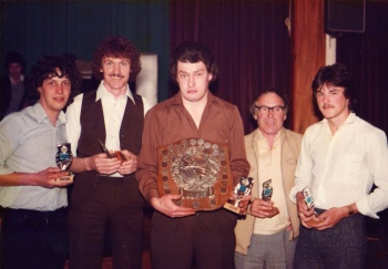 Alan Martin (Far left) & Dowty Players (No its not Cliff Thornburn!)