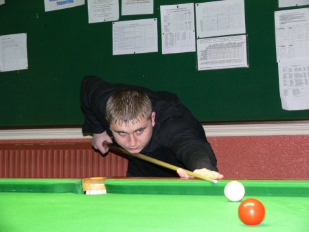 A determined James Peoples, Individual Winner 2012 on his way to the Final. 