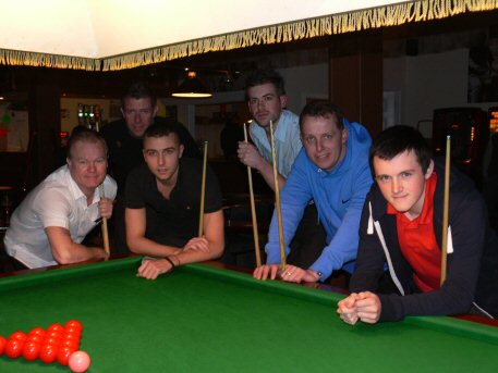 Preston B team contesting the Greater Manchester Comp. 2012. L to R : Steve Whalley, Leigh Robinson, Rob Dodd, Jason Bradley, Lee Cromie, Luke Sullivan.
