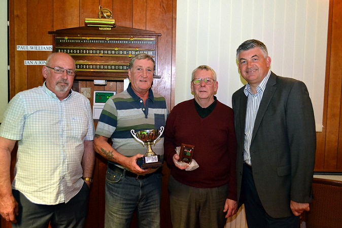 Division Two Runners-up - Aughton Institute C - Richard Laird, Joe Noone & Dave Ball.