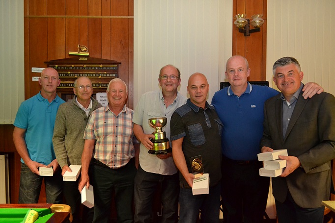 Le Rose Cup Winners 2015-16 - Maghull RBL B - Alan Wilcox Jnr, John Liptrot, Barry Warnock, Russell Barber, Paul Davies & Nigel Barber.