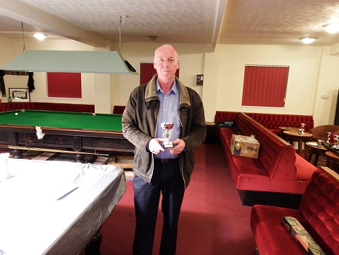 Astland & District Snooker League Open Individual Winner 2017    John Greenwood  (Mere Brow A)
