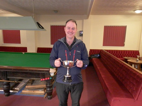 Astland & District Snooker League Handicap Individual winner of the Jack Coulton Trophy    Bill McCann  (Longton B)