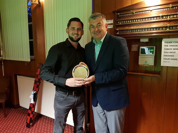 Division One Highest Break 2017-18 - Chris Hoare (Southport Conservative Club) 100.
